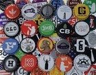 100 Craft Beer Bottle Caps  Few Repeats  No Dents  Huge Variety Of Assorted C   