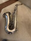 Buescher 400 Top Hat   Cane Alto Sax 1955 - Silver Plate