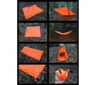Esee Survival Panel High Visibility Orange 60x60 Inch Tarp Shelter Rescue Signal