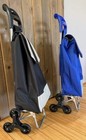Shopping Cart Trolley Bag 70 Lb Load Capacity  Black     Stair Climbers  