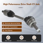 Pair Front Cv Axles Shaft For Hyundai Santa Fe 2010-2012 Kia Sorento 2011-13