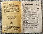 Lionel Postwar  how To Operate Lionel Trains And Accessories  Manual - 1948