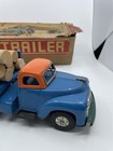 Vintage 1950s Yamaichi Japan Tin Friction Lumber Trailer New In The Box Wh1-17