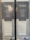 Better Homes   Gardens 2  Cordless Faux Wood Blinds White 35 x72 - Set Of 2 New