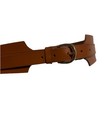 Loft Wide Leather Belt Brown Cognac Gold Buckle Women s Xs s