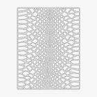 Reptile Skin  1 - Reusable Airbrush Stencil Template