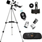 Gskyer Telescope 70mm 400mm Az Refractor Travel Scope Phone Adapter Bag Remote