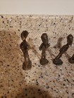 Gold Dust Weights Brass African Ashanti Akan  1700-1900 Ad Man Figure Set Of 4