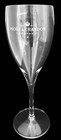Moet   Chandon Clear Acrylic Champagne Glasses Flutes-set Of Six  6  Usa Shipper