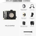Zhiyun Molus X200 Rgb Combo 200w Handheld Led Video Light Portable 2500k-10000k