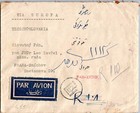 1938 Afghanistan Kandahar Airmail Cover To Prague Czechoslovakia