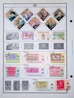 Mint And Used Haiti Postage Stamps Hinged On Harris Album Page 1959-1969