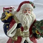 Celestial Santa Tealight  Ceramic Signature Home Collection Christmas Noel