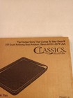 Pampered Chef Stoneware  1448 Small Bar Pan Rectangle New In  open  Box Classics