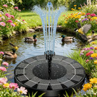 2x Solar Fountain Pump Bird Bath Submersible Water Power Floating Pond Garden