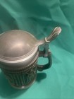 Vintage Porcelain German Lidded Beer Stein Mug  Dgbm Stamped