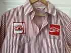 Vintage Diet Coke Coca Cola Shirt Size Large Delivery Employee Uniform Unitog