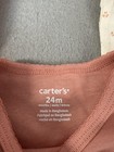Carter s Bodysuits Girls 24 Months Pink Peach Floral 5-pack Short Sleeve Snap