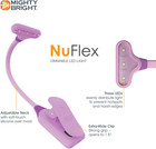 Mighty Bright The Original Nuflex Book Light  Battery-powered  Warm Eye Care Led
