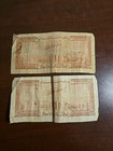 Lebanon  1 Livre  1950 s P-55 Lot Of 2x