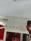 2002 Upper Deck Mj Game Worn Flashbacks Michael Jordan Jersey Mj-ss Baseball Red