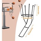 Basketball Return Training Attachment  Basketball Hoop Rebounder For Practice