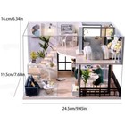 Doll House Kit 3d Wooden Family Kids Assembly Building Girl Gift Barbie Dream