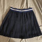 Someone Kids Navy Blue Pleated Pull On Golf Tennis Skirt Size 10