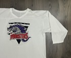 Vintage Ahl Lowell Lock Monsters Minor League Hockey Jersey Ccm Canada Mens Xl