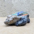 Zuni Fetish-native American-picasso Marble multi  Beautiful Badger-jayne Quam