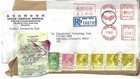 Hong Kong 1990s Three Registered Air Mail Hong Kong Covers To Appleton Usa