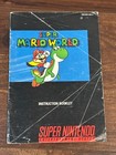Super Mario World Snes Super Nintendo Instruction Manual Only