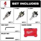 Milwaukee 49-22-8610 4 Piece Carbide Hole Cutter Kit