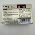 Tdk Tc-30 Ehg Vhs-c Video Cassette Made In Japan Extra High Grade New