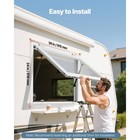 Uimoso36x24in Food Truck Service Window With Awning  Aluminum Alloy Construction