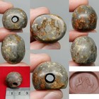 Sassanian Old Twin Lions Seal Jasper Stone Stamp