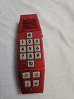Hasbro Merlin 2004 Red Handheld Electronic Game Tested  Works 6 Games  drw6