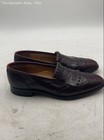 Johnston   Murphy Mens Aristocraft Brown Leather Loafer Dress Shoes Size 10