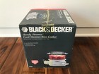 New In Box Black   Decker Handy Steamer Food Steamer rice Cooker Hs80 White