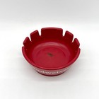 Vintage Budweiser Beer Promo Ashtray Red Plastic Made In Usa