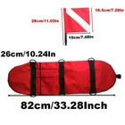 Inflatable Free Diving Safety Surface Marker Buoy Diver Down Torpedo Buoy