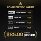 Based Ultimate Straight wavy Hair Styling Bundle   Texture Powder  Clay  Pomade 