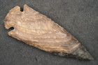Undulating Patron 3 6  Flint Spearhead Head Point Knife Blade Arrowhead I-356