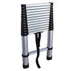 12 5ft Telescopic Step Ladder Aluminum Multi Purpose Extension Ladder Heavy Duty