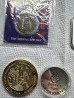 Vintage Mixed Lot Of Tokens  Coins  And Medals Some In Original Plastic