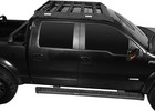 F150 Roof Rack Top Cargo Carrier W 4x Led Lights Compatible With Ford Raptor