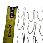 Vtg Drapery Pin Hooks 27pc Silver Steel Metal Heavy Duty Curtain Hardware