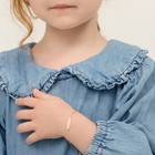 5-6  Classic Engravable Tag Id Baby toddler kids Bracelet - 14k Gold