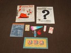 Vintage 1950s Barker Cards 7 Christmas Toys Booklet Card