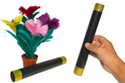 Large Appearing Feather Flower Bouquet From Wand In Pot Magic Trick Toy Easy New